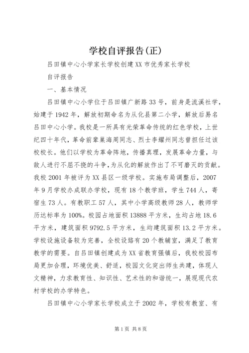 学校自评报告(正).docx