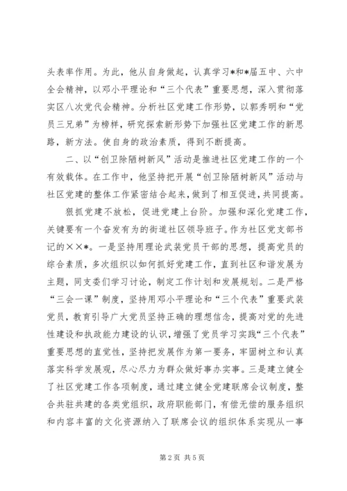 社区党员典型事迹材料.docx