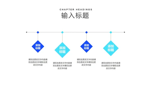 蓝色扁平风营销活动策划方案PPT模板