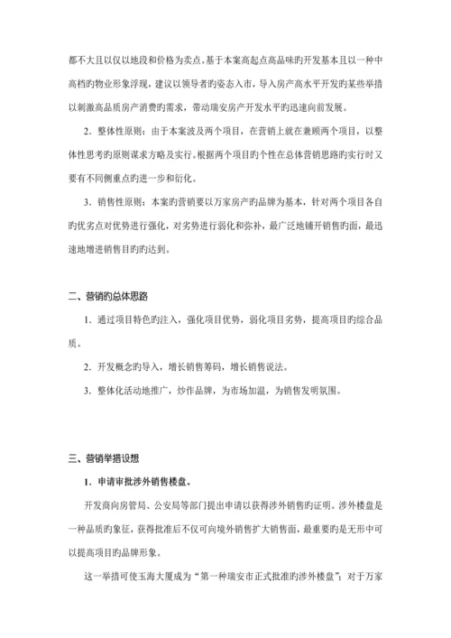 瑞按房地产专项项目营销专题策划报告.docx