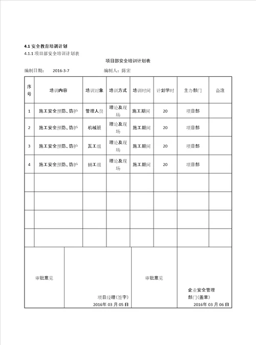 安全教育与安全活动记录