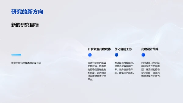 化学研究月报告PPT模板