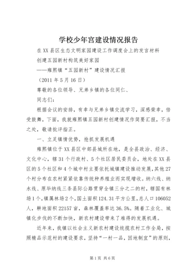 学校少年宫建设情况报告 (5).docx