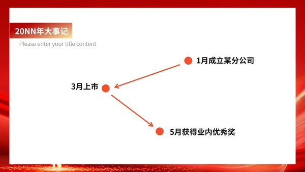 红色商务风扬帆企业员工庆典PPT模板
