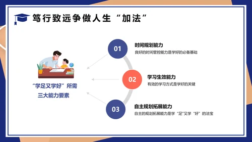 双减主题班会教育PPT动态模板