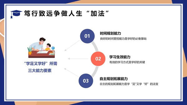双减主题班会教育PPT动态模板