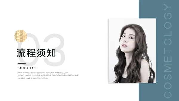 医疗美容产品宣传整形医院医美介绍通用PPT模板