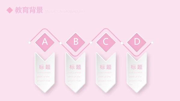 粉色小清新护士专用幻灯片动态PPT模板