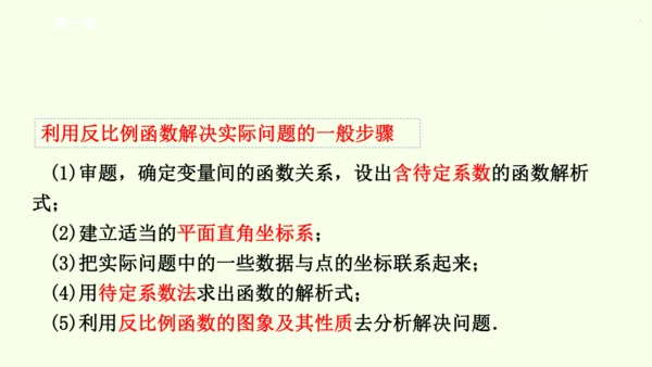 人教版数学九年级下册26.2.1实际问题中的反比例函数课件（23张PPT)