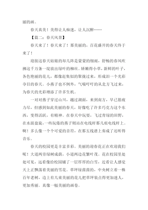 关于春天风景的作文.docx