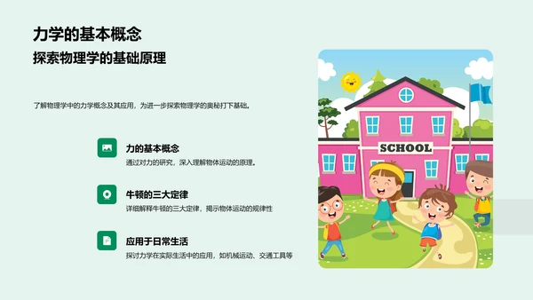 初中物理知识讲解PPT模板