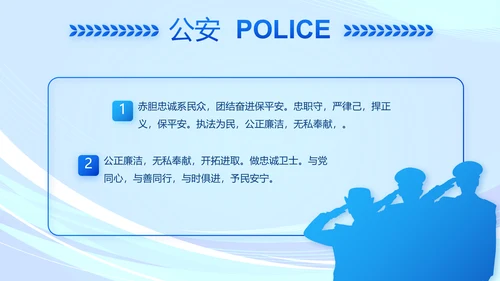 蓝色大气监狱警察工作总结汇报动态PPT模板