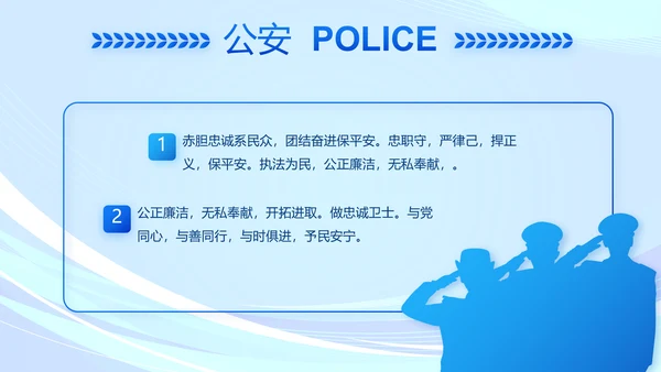 蓝色大气监狱警察工作总结汇报动态PPT模板