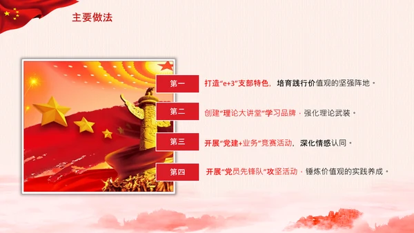破解两张皮全力促进党建和业务的深度融合PPT