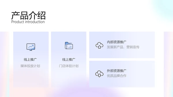 简约渐变风品牌营销方案计划