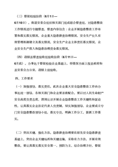 活动专项方案之重大安全隐患整改专项方案.docx