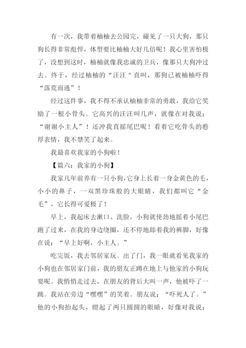 我家的小狗作文450字-1.docx