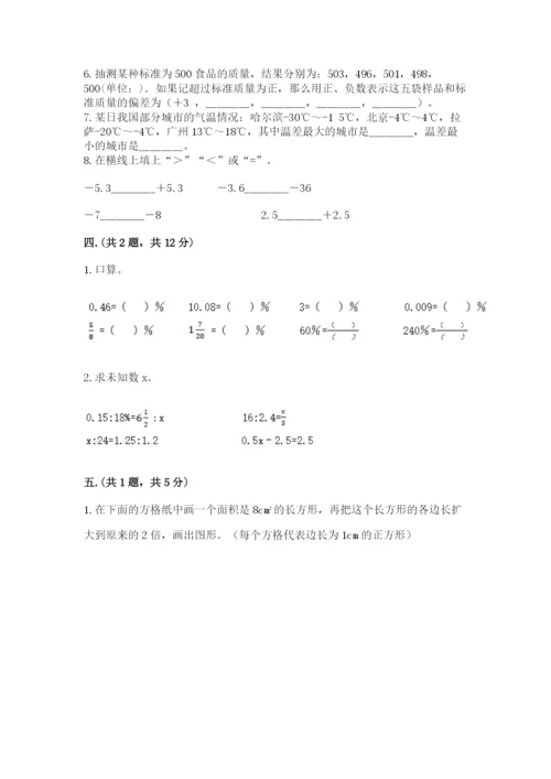 北师大版数学小升初模拟试卷【精选题】.docx