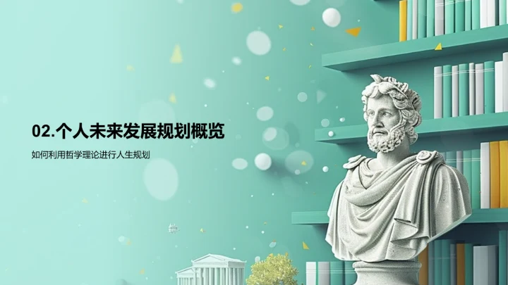 哲学引领未来规划PPT模板