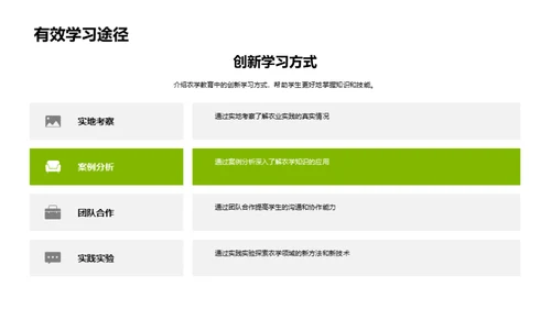 农学教育革新实践