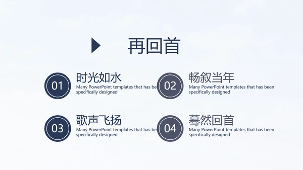 大学生致青春毕业纪念册动态PPT模板
