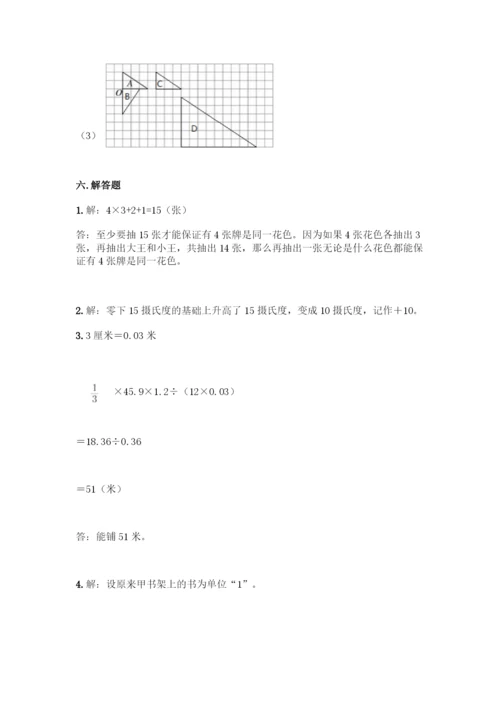 人教版六年级下册数学期末测试卷-精品(典型题)-(2).docx