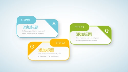 蓝色时尚美容SPA宣传动态PPT