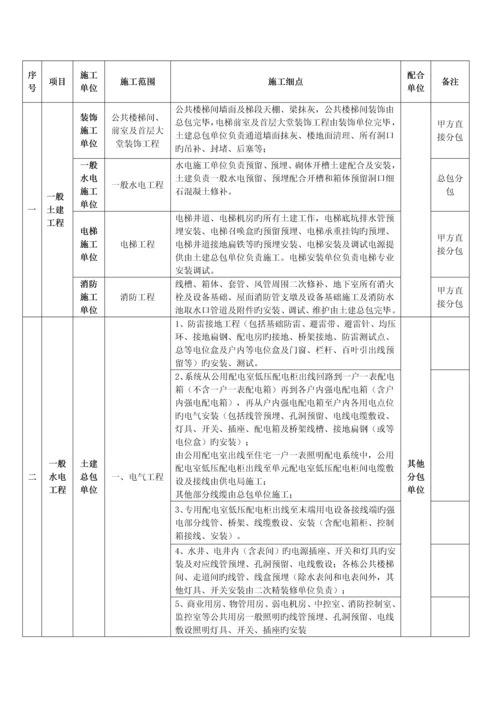 安装单位施工界面划分.docx