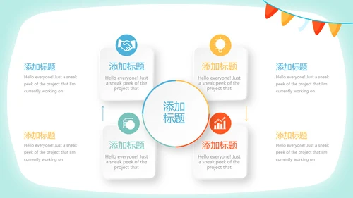 卡通可爱宝宝母婴婴儿护理中心医院社区讲座保健中心早教宣传PPT