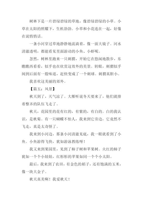 风景作文200字0.docx