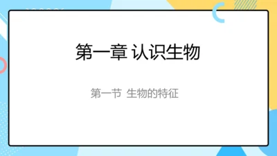 1.1.1生物的特征课件人教版生物七年级上册课件(共29张PPT)