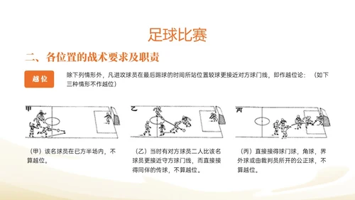 蓝色插画卡通足球基础知识说课PPT课件