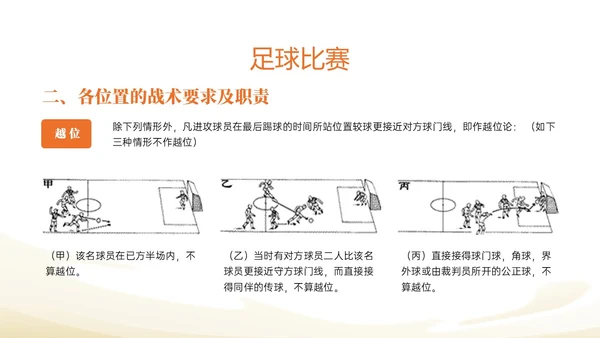 蓝色插画卡通足球基础知识说课PPT课件