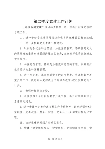 第二季度党建工作计划 (2).docx