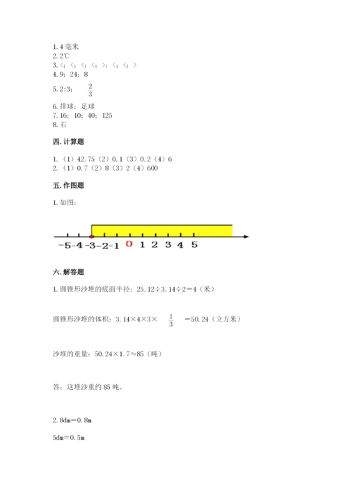 北师大版六年级下册数学期末测试卷附参考答案【培优a卷】.docx