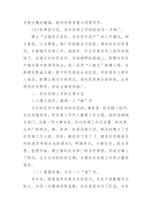 乡镇户厕改造工作总结7篇.docx