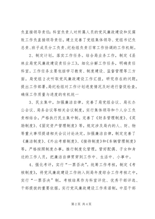 惩防体系建设和党风廉政建设自查报告 (2).docx