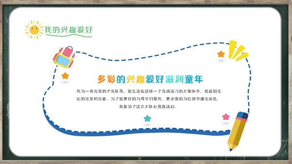 儿童幼儿园小学班干部竞选自我介绍ppt模板