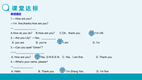 【轻松备课】外研版初中英语七年级上Starter Module 1 Unit 2教学课件
