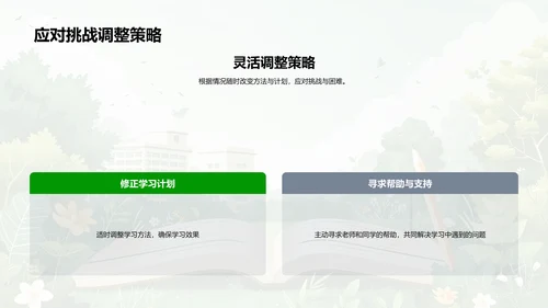 高一新生学习策略PPT模板