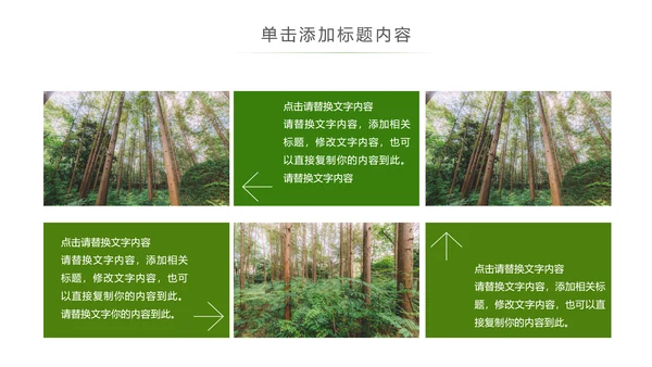 原始森林湿地植树造林森林环保PPT模板