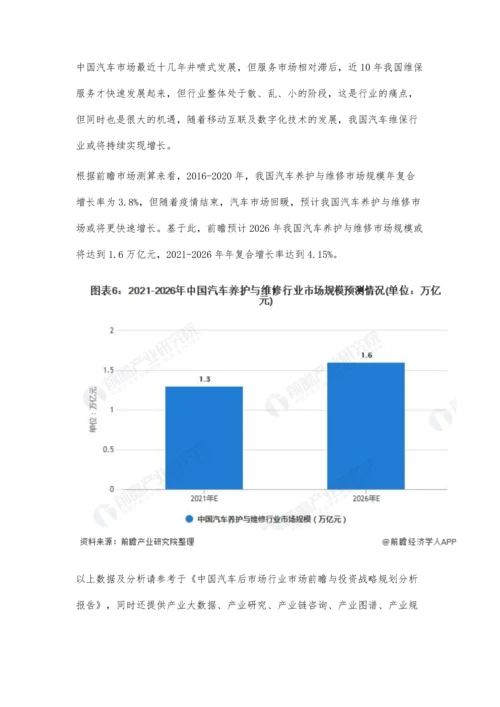 中国汽车维修与养护行业市场规模及发展前景分析-未来市场规模或将持续实现增长.docx