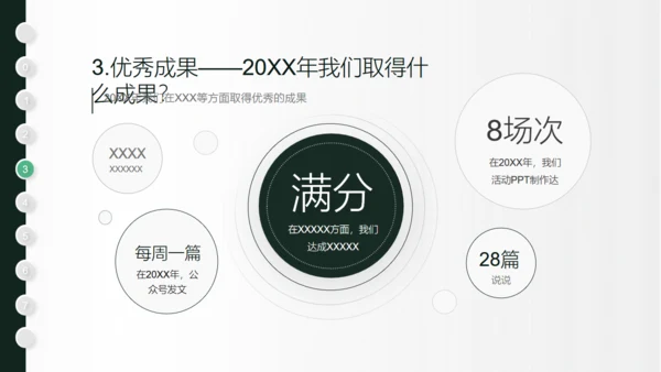 一支羽毛笔信件创意学年总结通用PPT模板