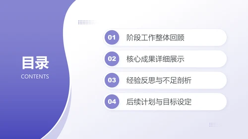 长春花蓝简约风通用述职报告岗位竞聘PPT模板