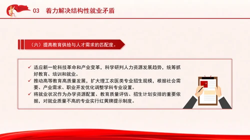 关于实施就业优先战略促进高质量充分就业的意见全文学习PPT