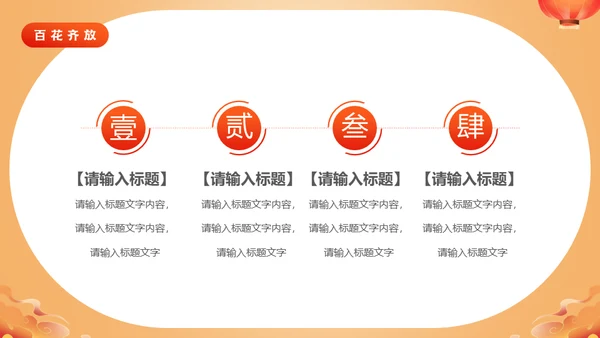 好运锦锂鲤企业开门红活动策划通用PPT模板
