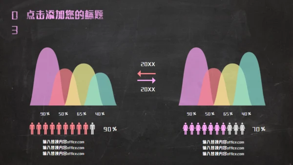 黑板彩色粉笔创意教育通用PPT课件