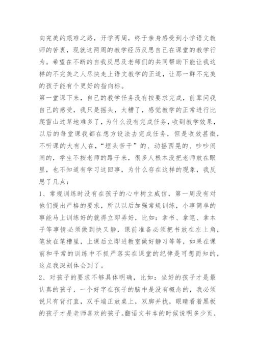 小学语文教学反思总结报告.docx