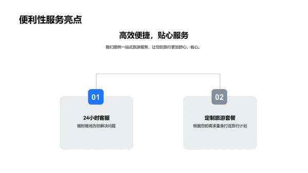 旅游服务全面解析PPT模板