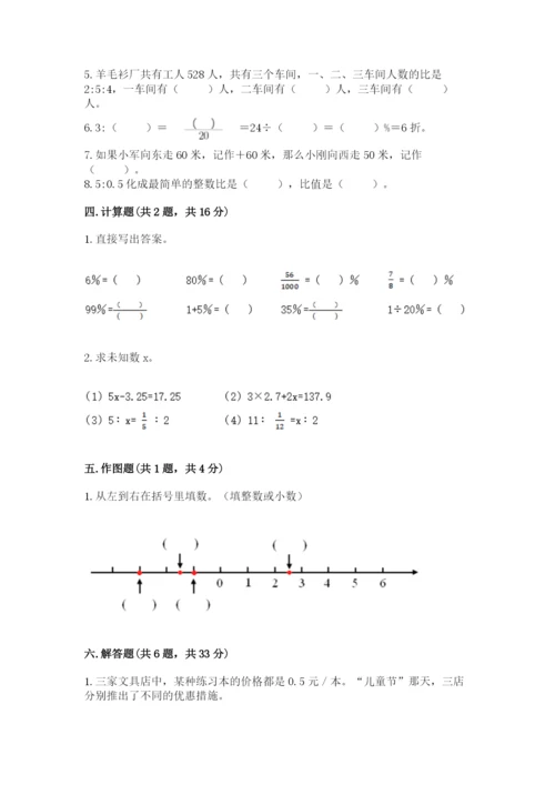 北京版六年级下册数学期末测试卷附参考答案（培优）.docx